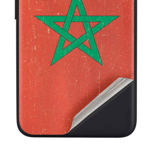 Morocco Flag Distressed Google Pixel 4a Skin